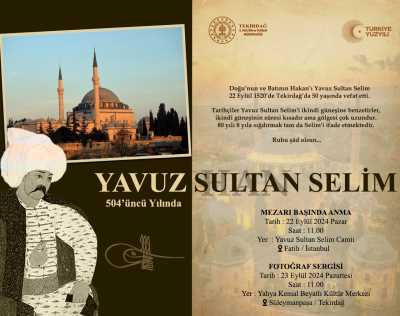 Yavuz Sultan Selim 504'üncü Yılında